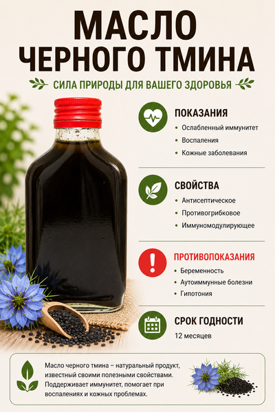 Черного тмина масло 100 мл 100 фото