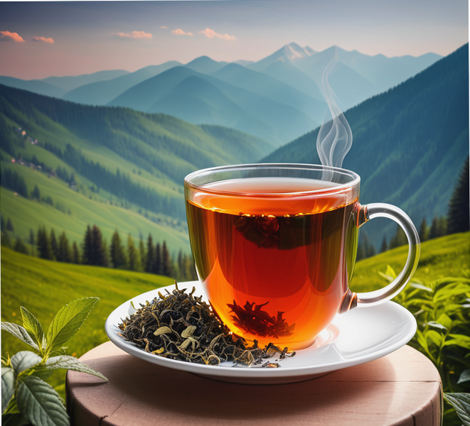Чашка травяного чая